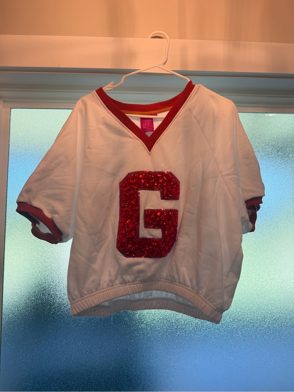 Georgia Bulldogs Queen of Sparkles Short Sleeve Bubble
